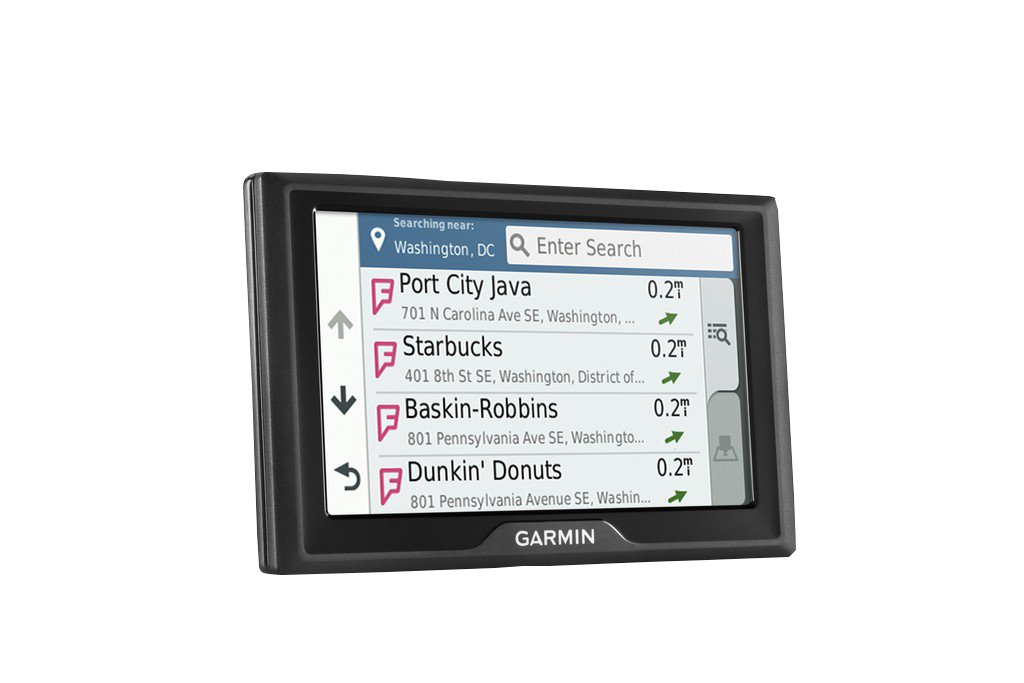 Garmin Drive 50LM GPS navigation system with a 5-inch display and black plastic body