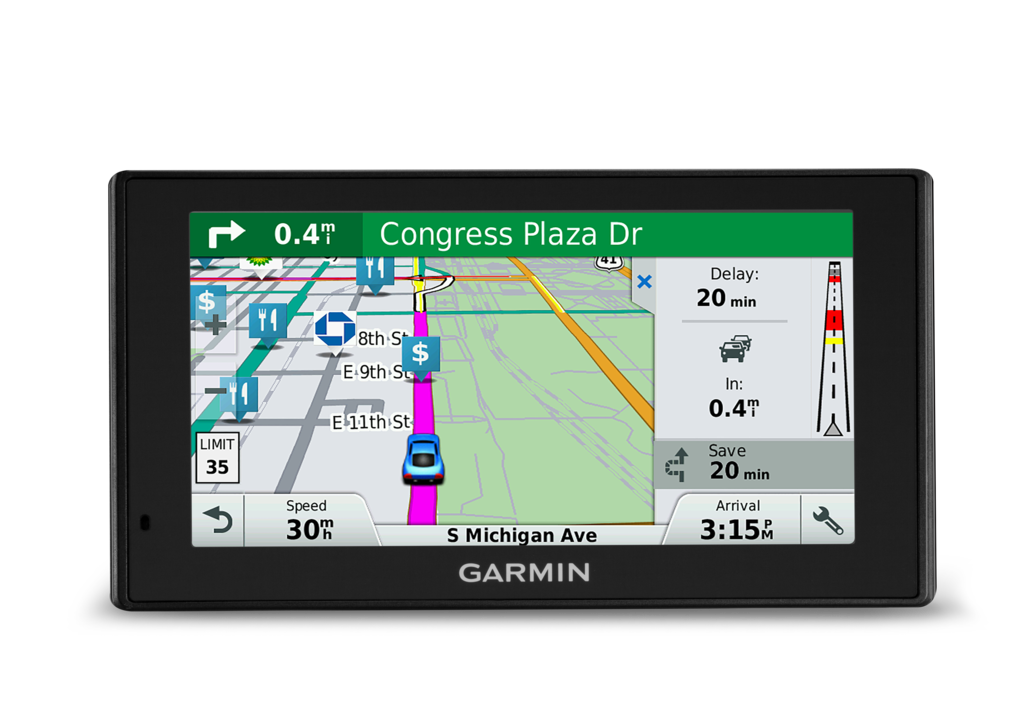 Garmin DriveSmart 60LMT GPS navigator, black 6-inch touchscreen with North America maps