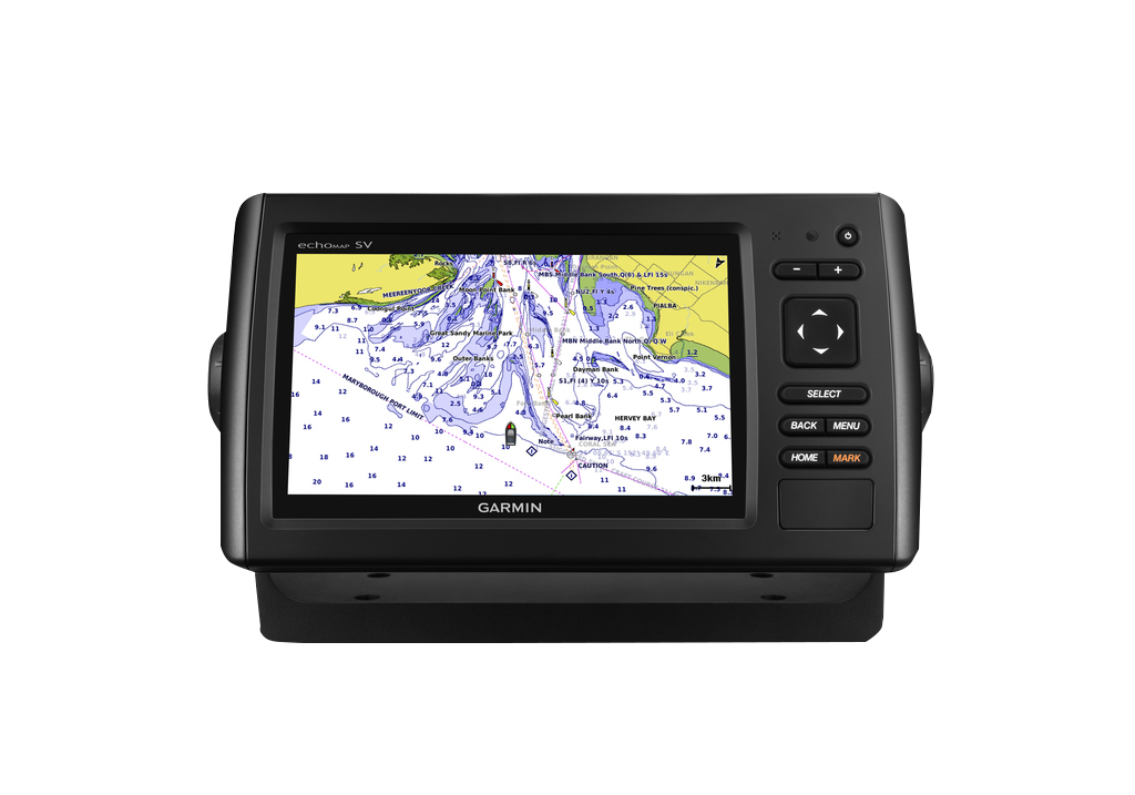 Garmin ECHOMAP CHIRP 75sv marine chartplotter, black