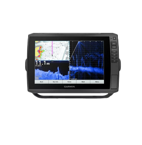 Garmin ECHOMAP Ultra 102sv marine chartplotter with color display showing sonar and charts