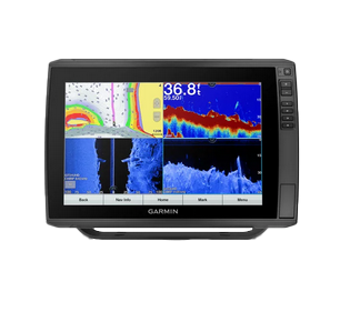 Garmin ECHOMAP Ultra 126sv marine chartplotter with transducer, black