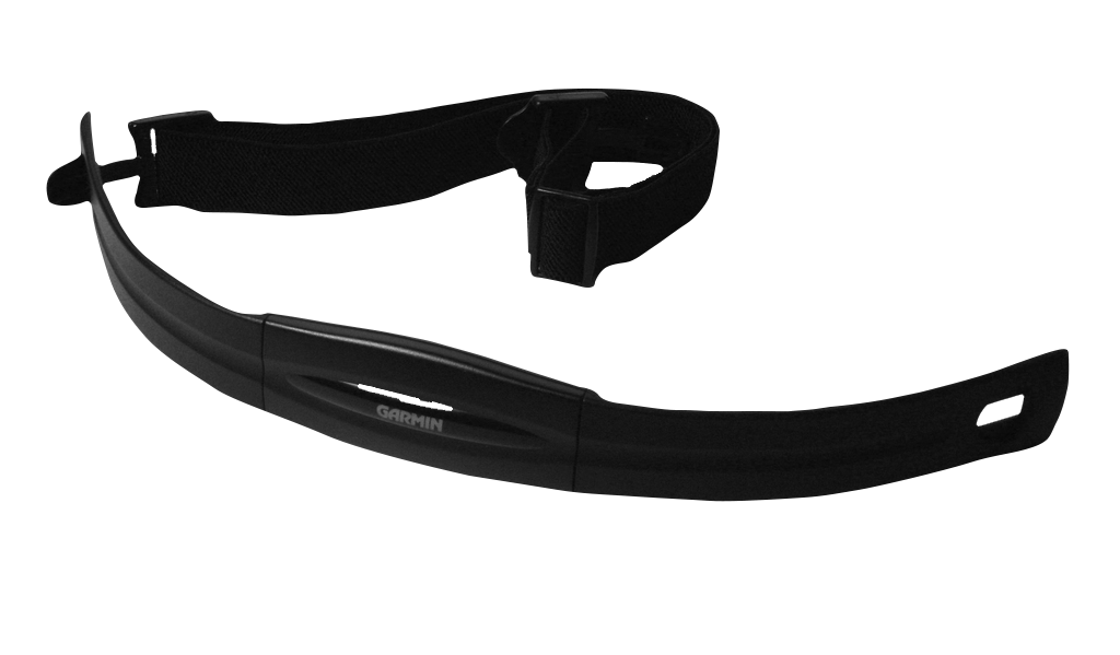 Garmin elastic strap for heart rate monitor, black, adjustable Velcro band (010-10714-00)