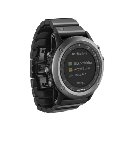 Garmin Fenix 3 Sapphire w/ Metal Band Performer Bundle (010-01338-25) by Garmin