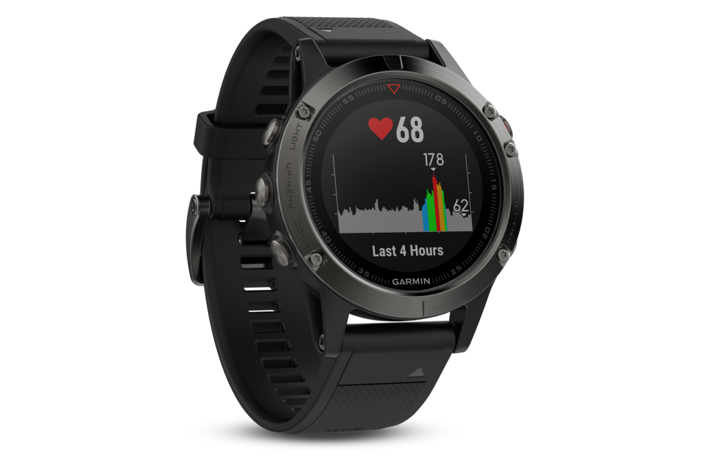 Garmin Fenix 5 Slate Gray w/ Black Band (010-01688-00) by Garmin