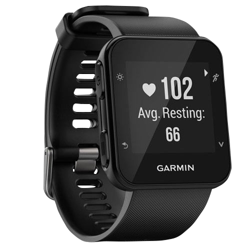 Garmin Forerunner 35 Black smartwatch with silicone band