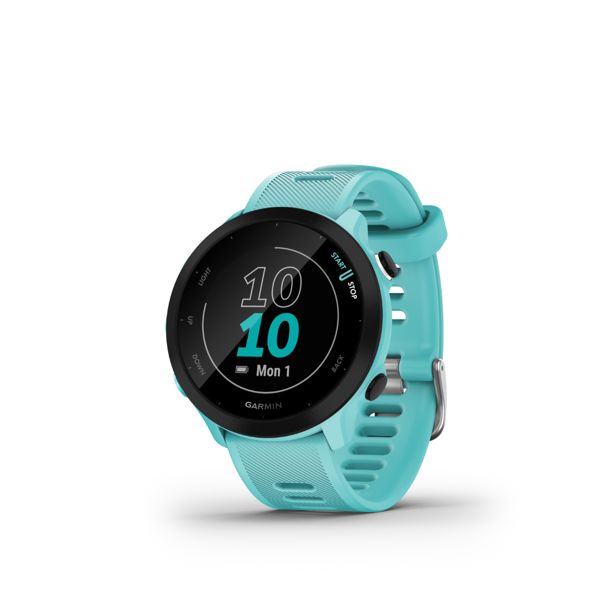Garmin Forerunner 55 aqua GPS smartwatch with silicone band