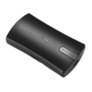 Garmin GLO 2 GPS & GLONASS receiver, black compact Garmin-branded device with blue LED