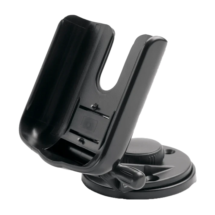 Garmin marine mount for GPS/GPSMAP; black plastic cradle with suction cup base