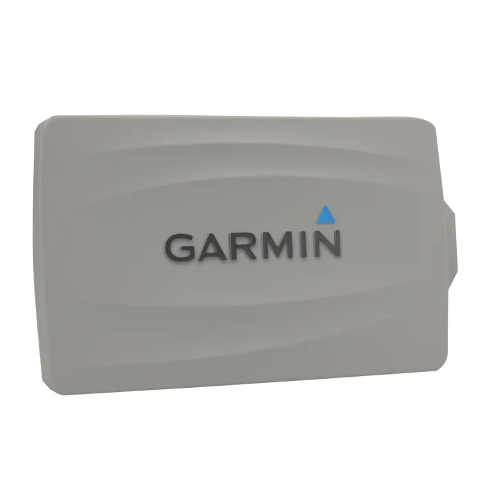 Protective cover for GPSMAP 800 Series by Garmin; white plastic shell with Garmin logo.