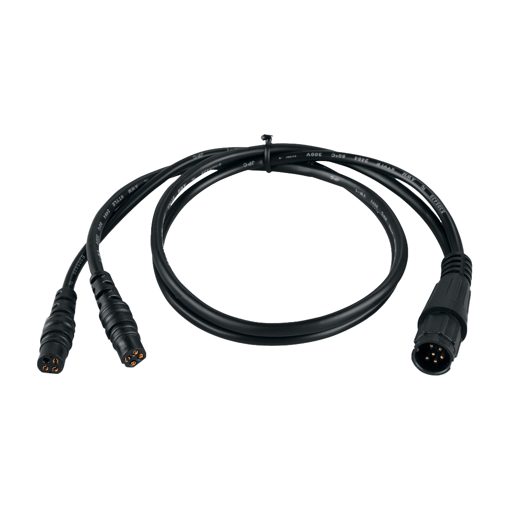 Garmin Transducer Adapter cable, black marine electronics accessory with multi-pin connectors