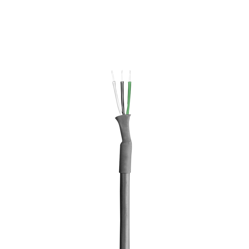 Garmin User/Data Sharing Cable with four exposed conductors (white, gray, black, green)