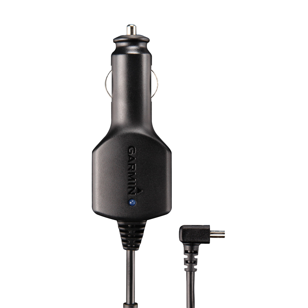 Garmin PRO Series vehicle power cable, black 2-piece set with car plug and end connector
