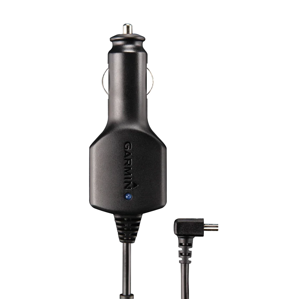 Garmin PRO Series vehicle power cable, black 2-piece set with car plug and end connector