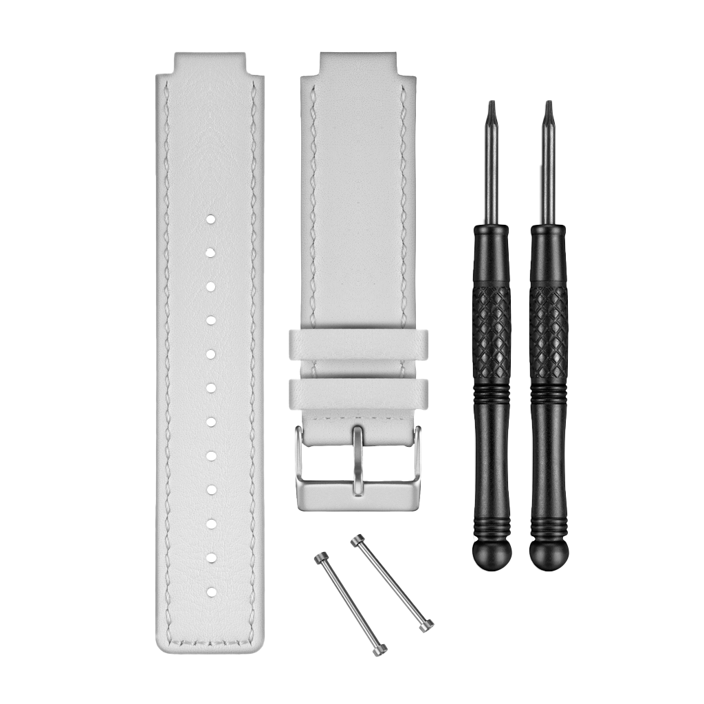 Garmin Vivoactive White Leather Band (010-12157-08) by Garmin