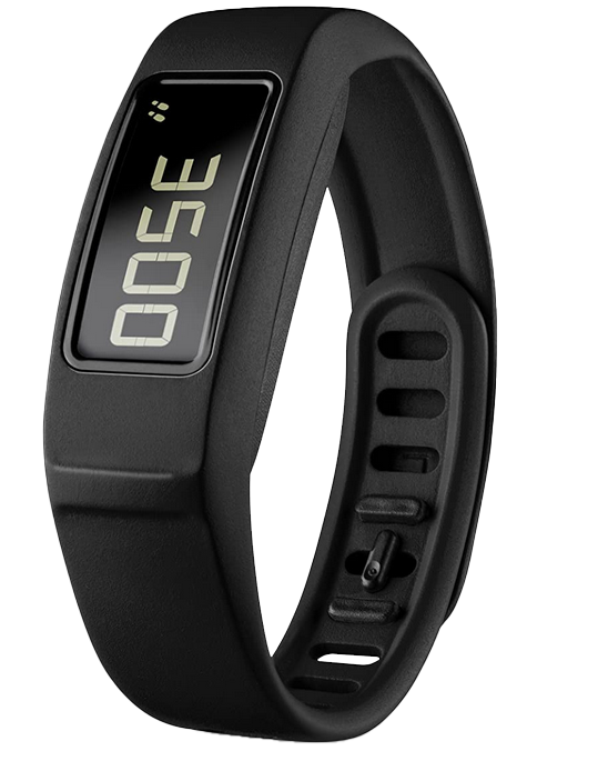 Garmin Vivofit 2 black GPS smartwatch; certified refurbished.