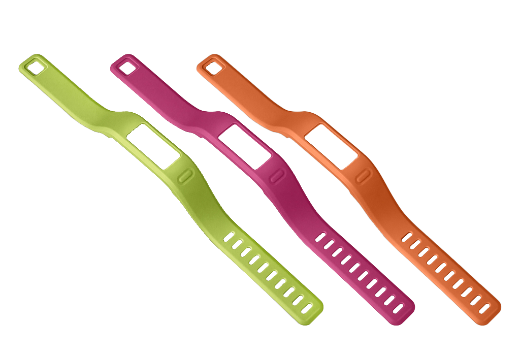 Garmin Vivofit Bands Large, Orange, Pink & Green (010-12149-15) by Garmin