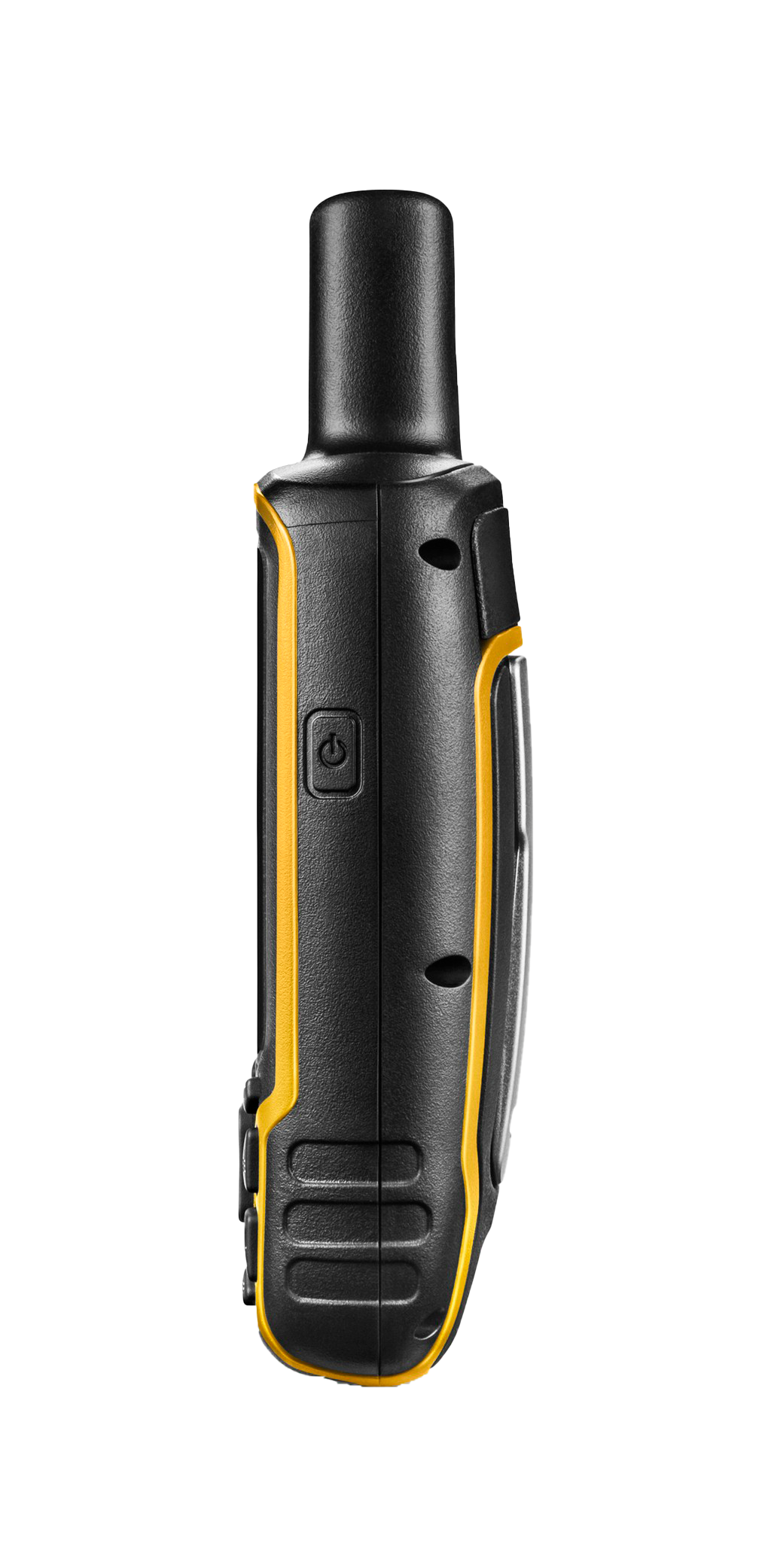 Garmin GPSMAP 64 handheld GPS unit with black body and yellow trim