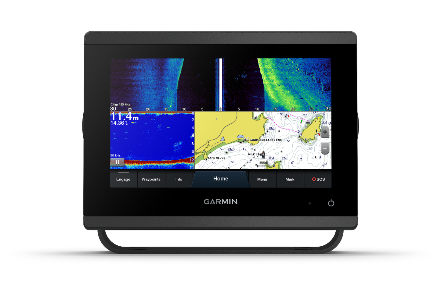 Garmin GPSMAP 943xsv marine chartplotter with GMR 18 HD+ radome