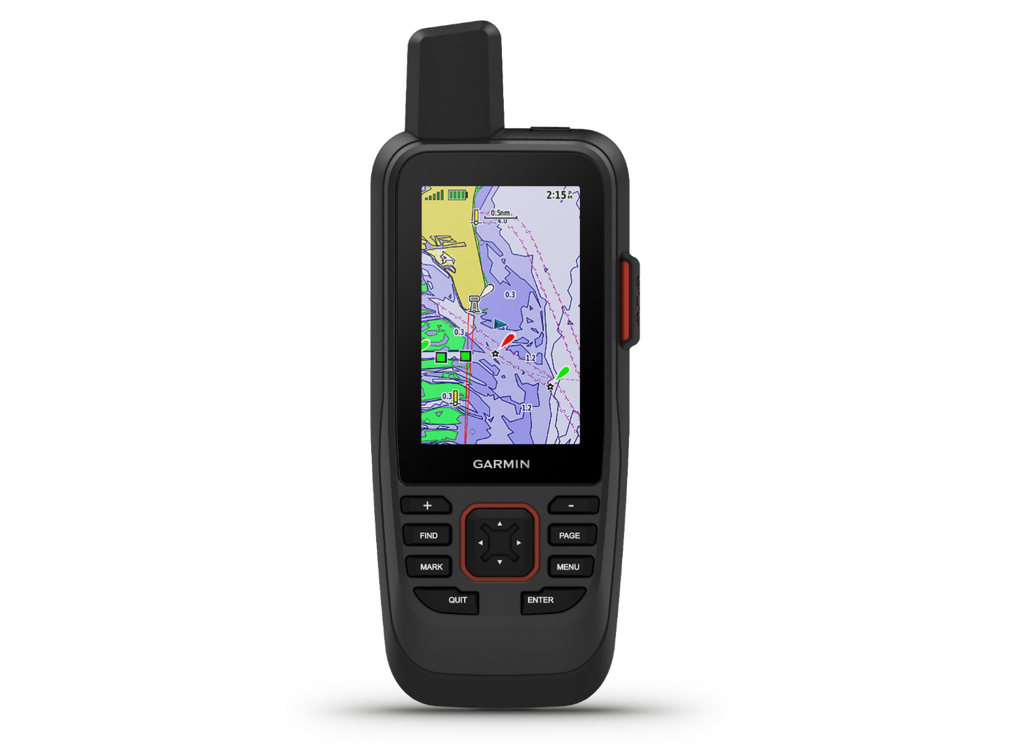 Garmin GPSMAP 86Sci marine handheld GPS navigator, certified refurbished, black