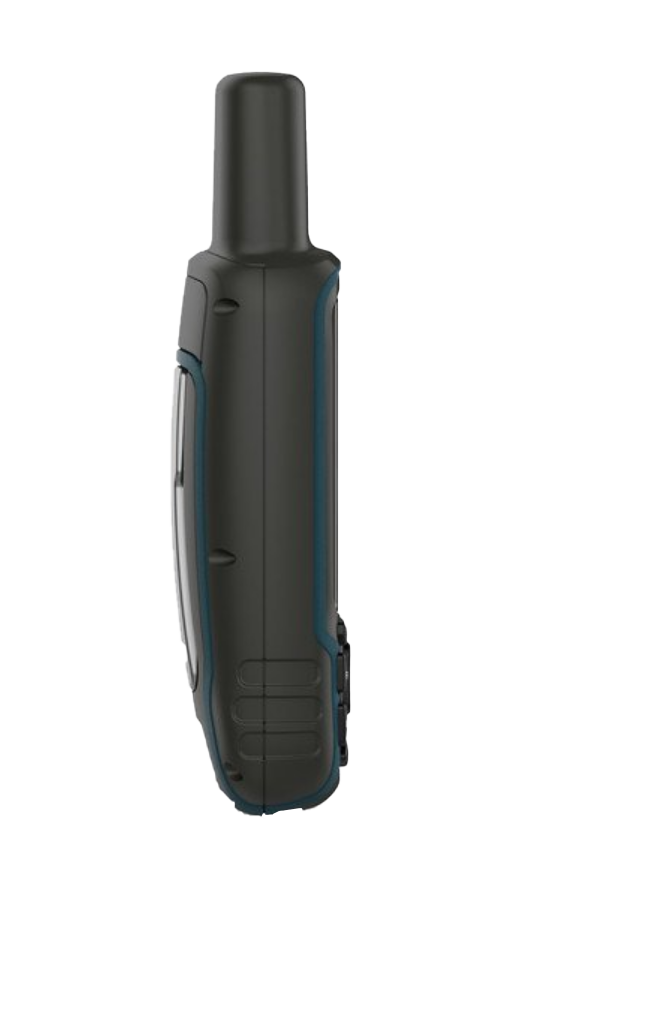 Garmin GPSMAP 64x handheld GPS with rugged black body and blue trim