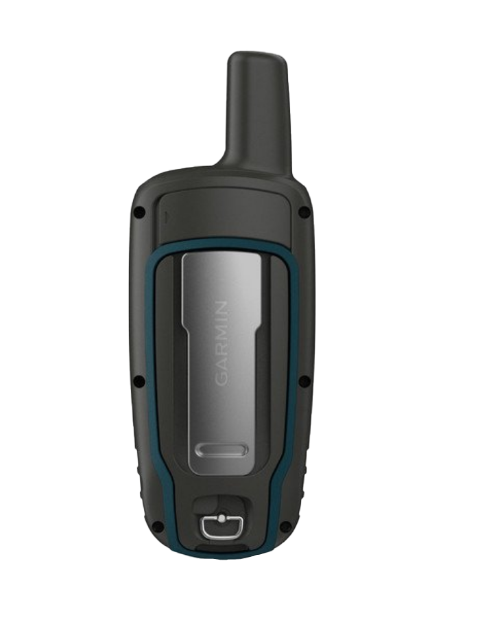 Garmin GPSMAP 64x handheld GPS with TOPO maps, refurbished; black with blue trim