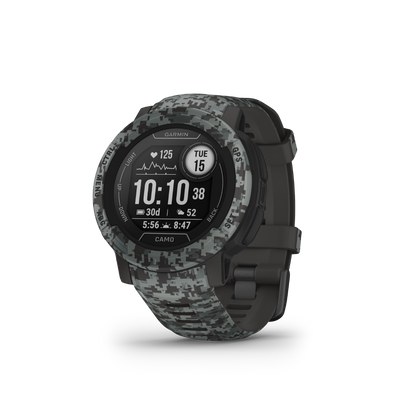 Garmin Instinct 2 Camo Edition, Graphite Camo (010-02626-13) by Garmin