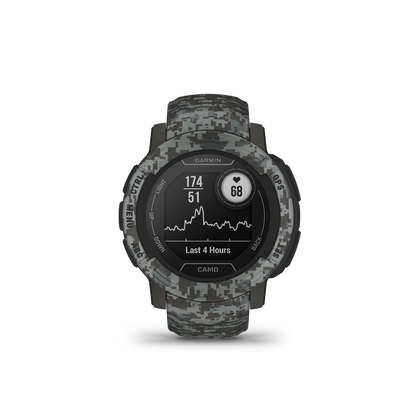 Garmin Instinct 2 Camo Edition, Graphite Camo (010-02626-13) by Garmin