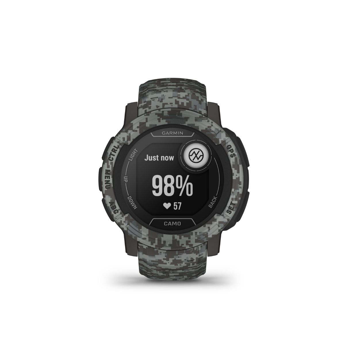 Garmin Instinct 2 Camo Edition, Graphite Camo (010-02626-13) by Garmin
