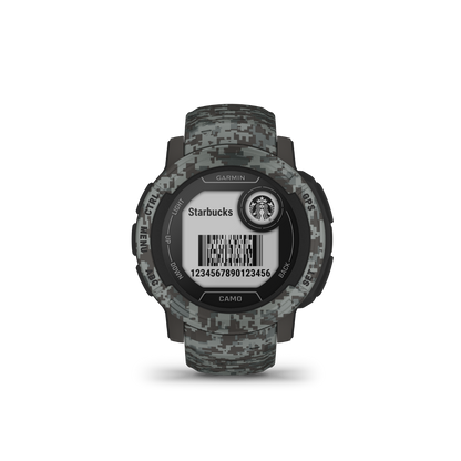 Garmin Instinct 2 Camo Edition, Graphite Camo (010-02626-13) by Garmin