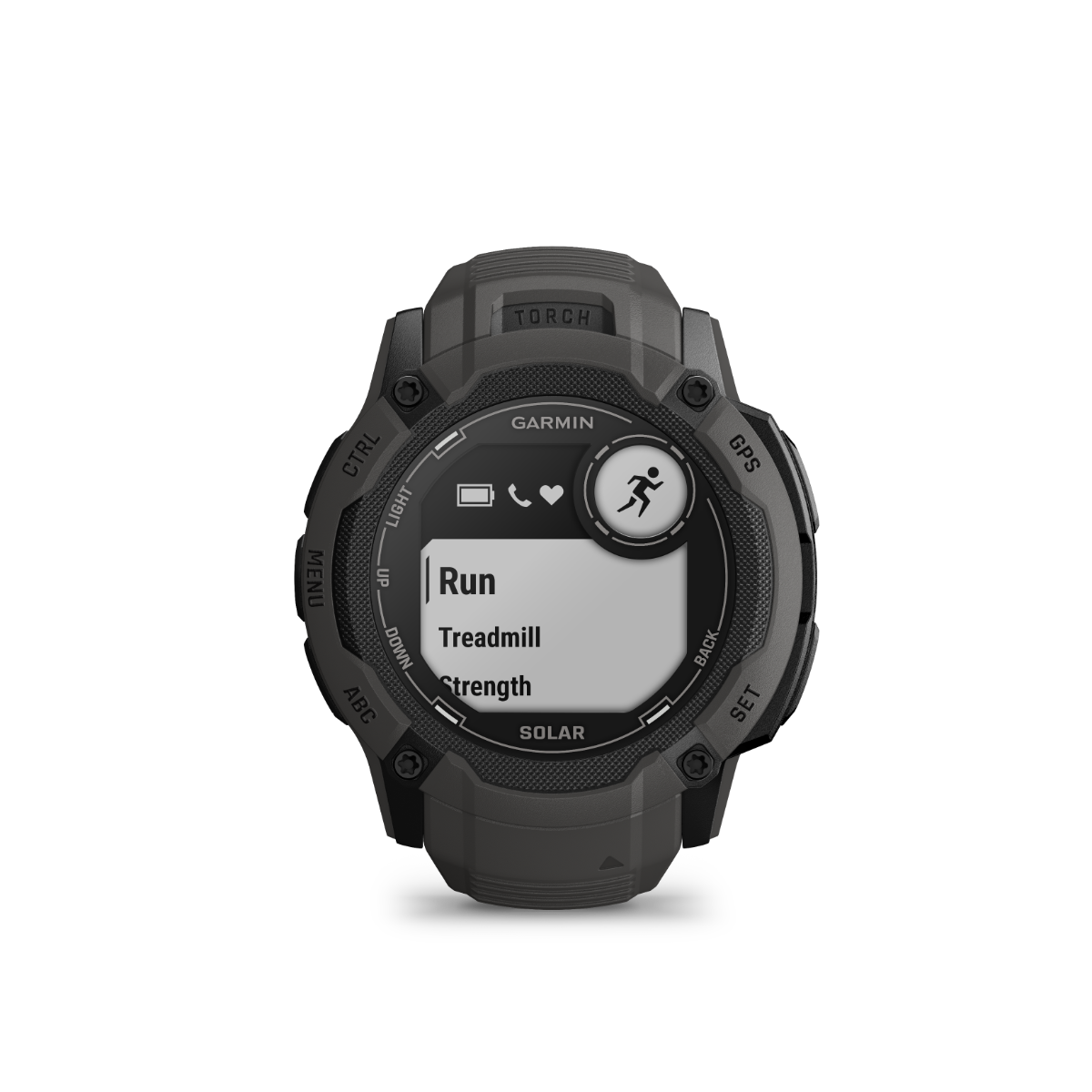 Garmin Instinct 2X Solar smartwatch, graphite rugged GPS with solar charging