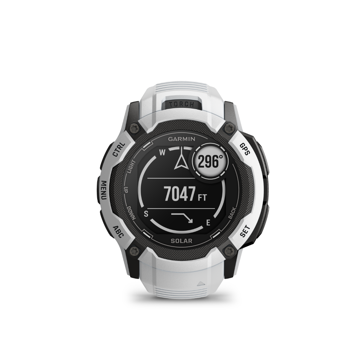 Garmin Instinct 2X Solar, Whitestone, Rugged GPS Smartwatch (010-02805-14) by Garmin