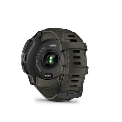 Garmin Instinct 2X Solar, Moss, Rugged GPS Smartwatch with Multi-Band GNSS, Built-in Flashlight, 24/7 Health Monitoring, and Unlimited Solar Battery Life (010-02805-15) by Garmin