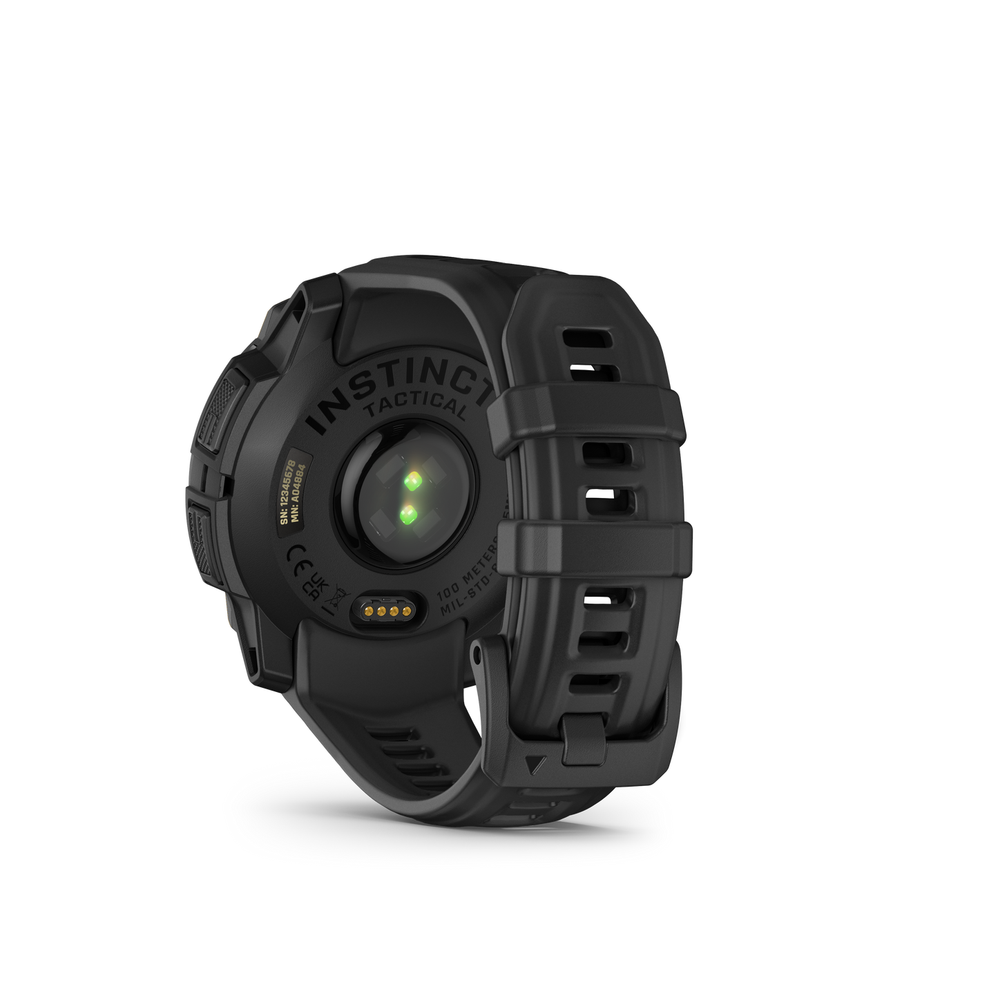 Garmin Instinct 3 Solar Tactical Edition smartwatch, 50mm, black with black band
