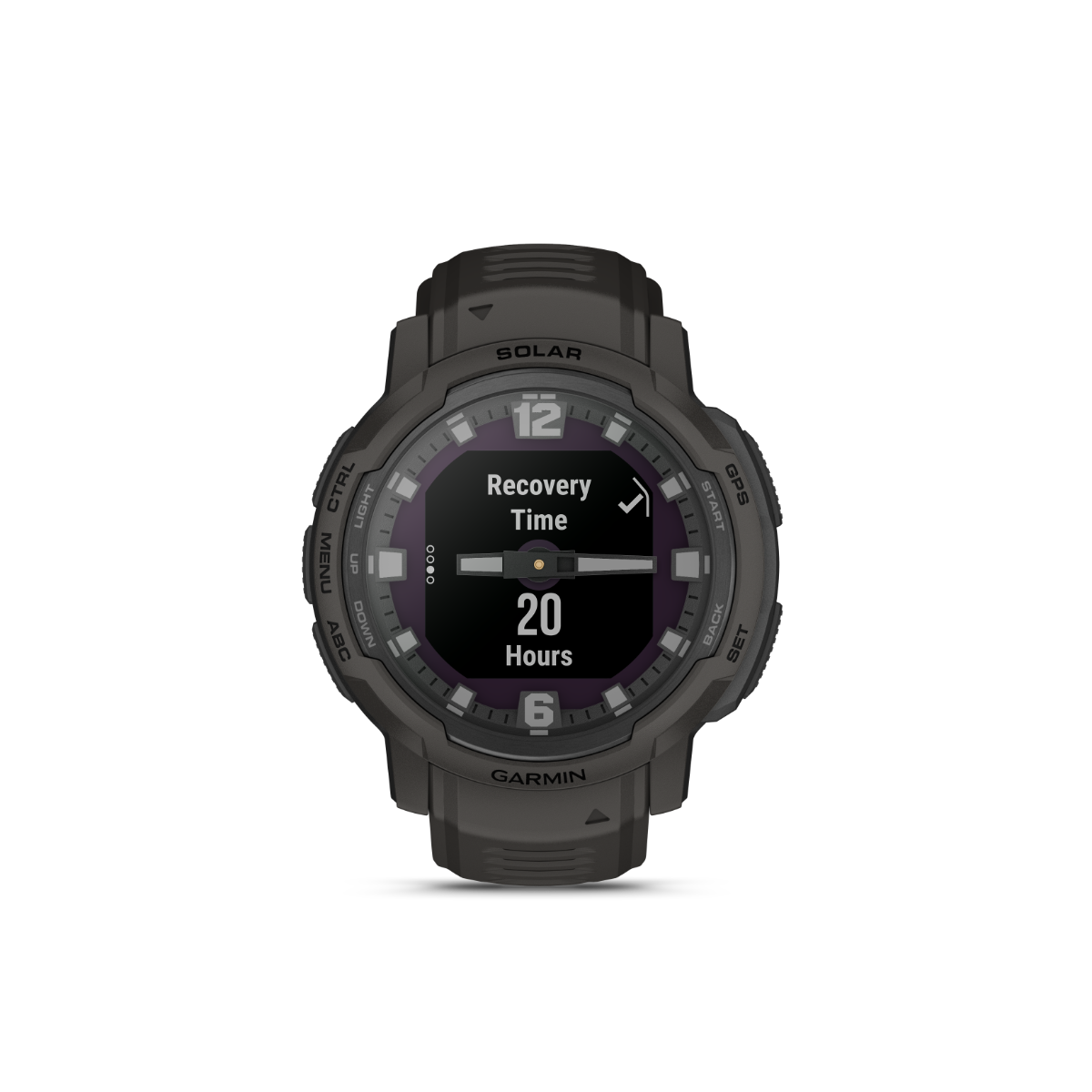 Instinct Crossover Solar smartwatch, graphite by Garmin