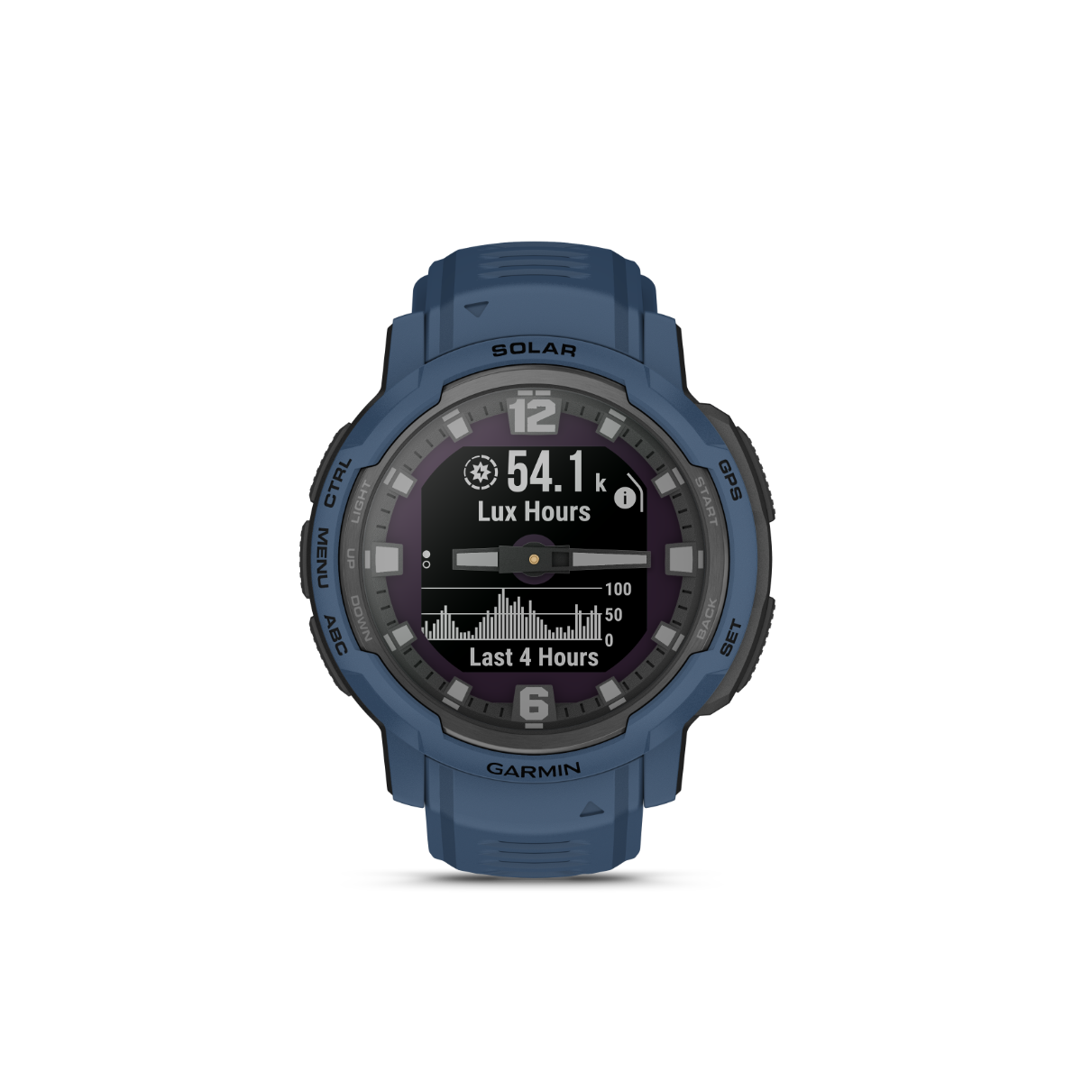 Garmin Instinct Crossover Solar, Tidal Blue (010-02730-12) by Garmin