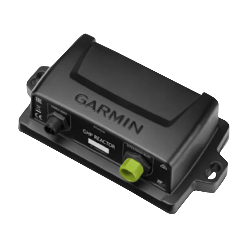 Garmin GHP Reactor steer-by-wire corepack for Volvo Penta, black unit with green connector