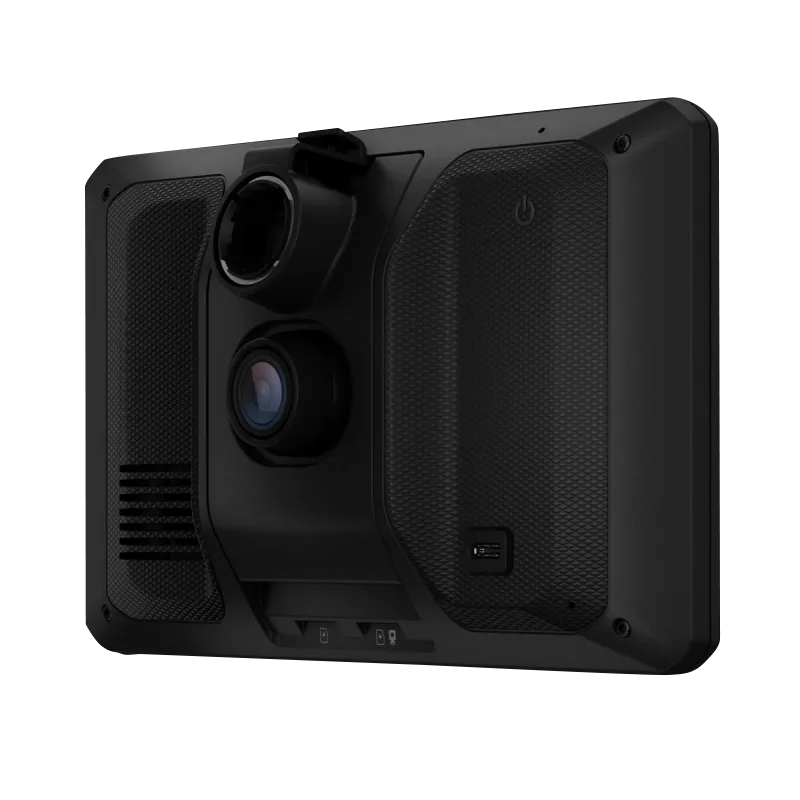 Garmin DriveCam 76 7-inch GPS Navigator with Built-in Dash Cam, refurbished, black