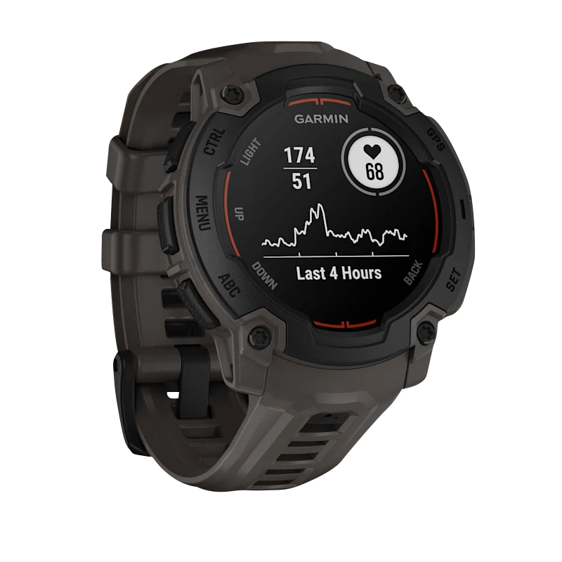 Garmin Instinct E 45mm smartwatch with charcoal band