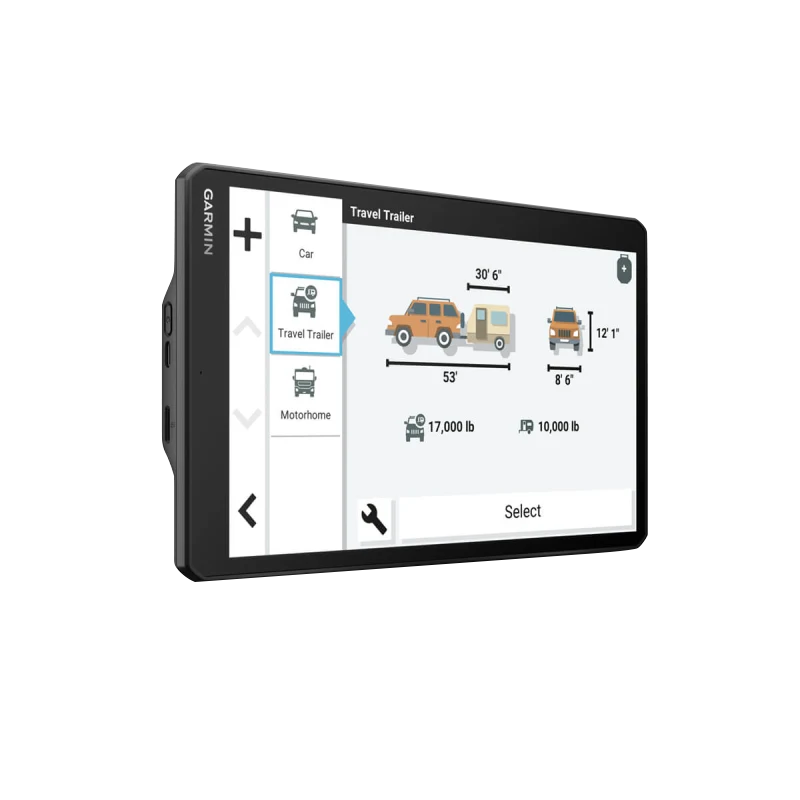 Garmin RV 1095 10-inch RV GPS Navigator, certified refurbished, black