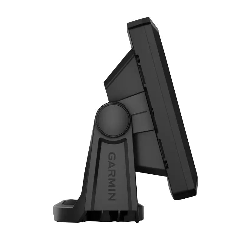 Garmin ECHOMAP UHD2 7-inch cv chartplotter on black mounting stand