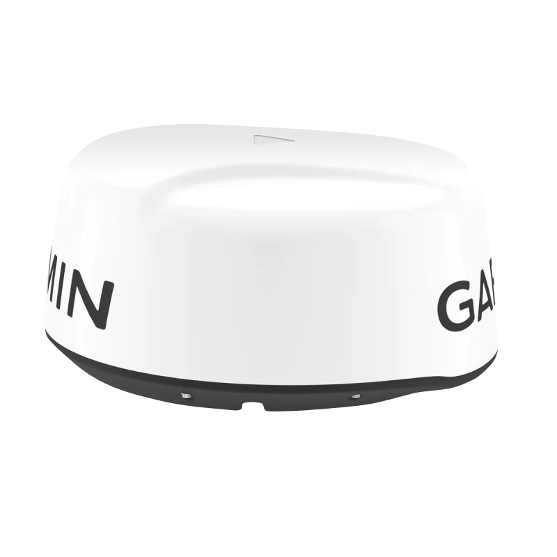 Garmin GMR 18/24 xHD3 radome, white dome with Garmin branding