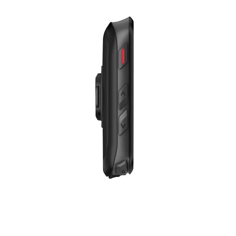 Edge 840 Solar bicycle computer by Garmin, device only, black with red accent button