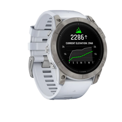 Garmin Epix Pro (Gen 2), 51 mm Sapphire Edition Titanium with Whitestone Band (010-02804-10) by Garmin