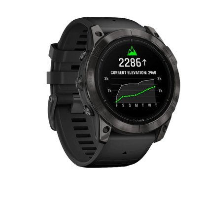 Garmin Epix Pro (Gen 2), 51 mm Sapphire Edition Carbon Gray DLC Titanium with Black Band (010-02804-00) by Garmin