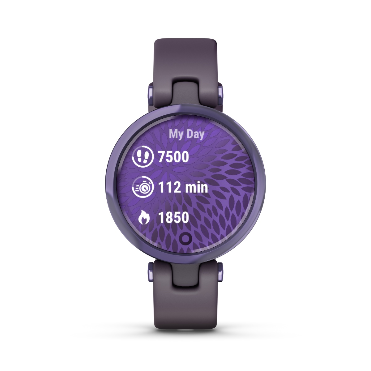 Garmin Lily Sport Edition, Midnight Orchid Bezel with Deep Orchid Case and Silicone Band (010-02384-02) by Garmin