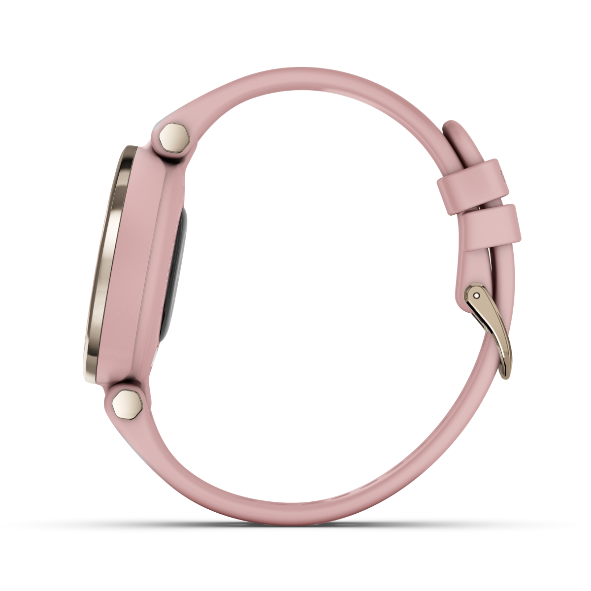 Garmin Lily Sport Edition smartwatch, Midnight Orchid bezel with Deep Orchid silicone band