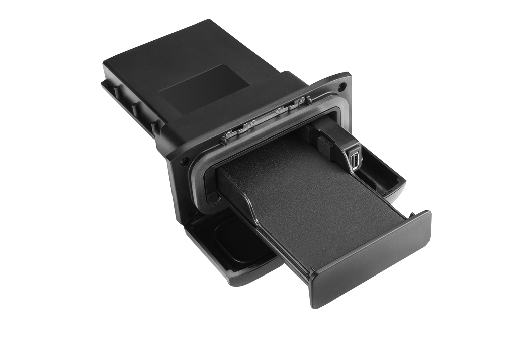 Garmin docking station for Meteor 300, black plastic marine electronics accessory