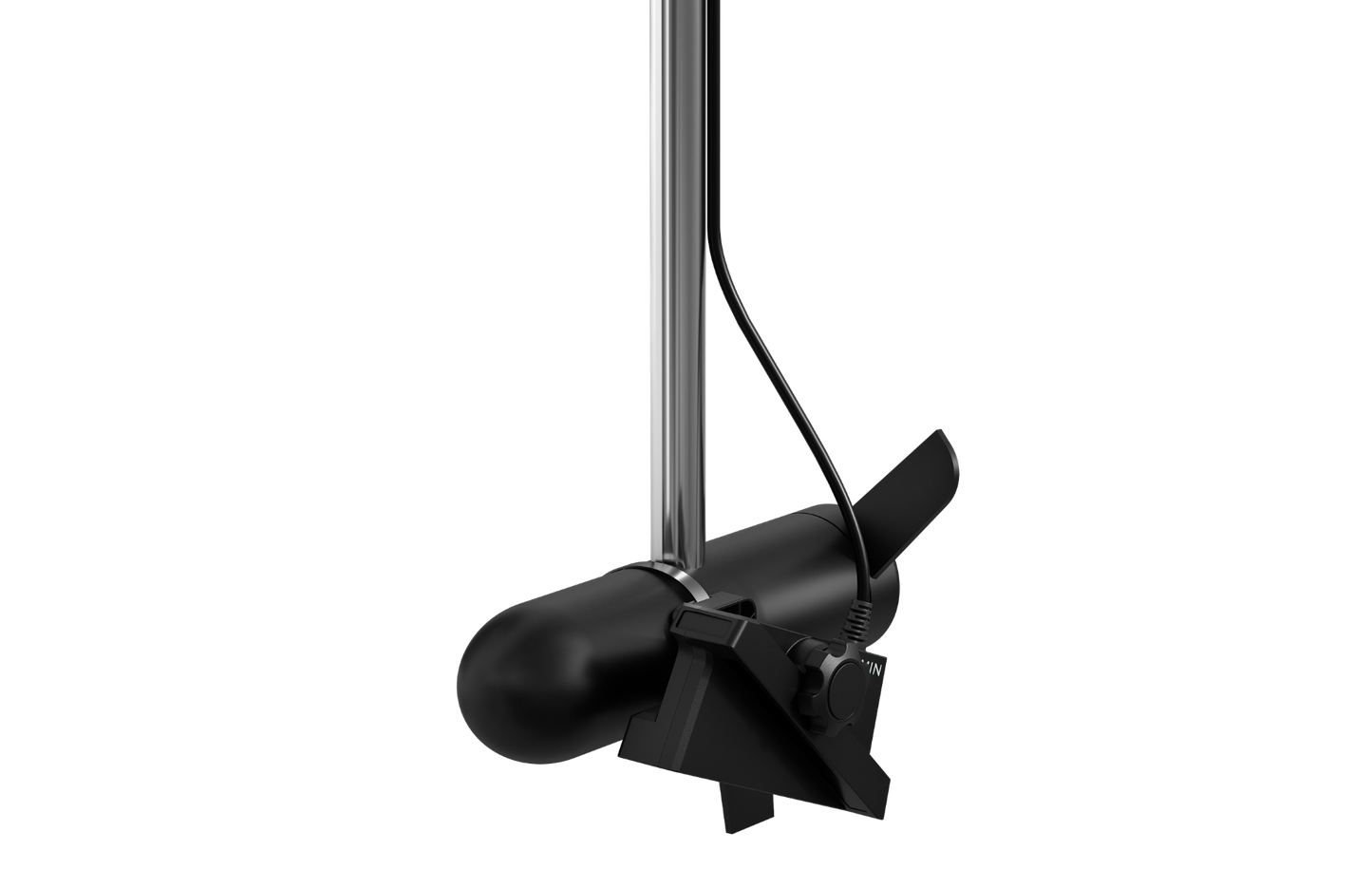 Garmin LiveScope XR System with GLS 10 and LVS62 transducer on a black mounting pole