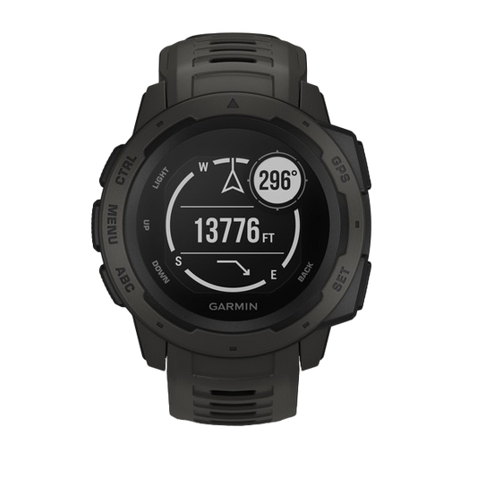 Garmin Instinct, Graphite GPS Watch (Garmin Certified Refurbished) by Garmin