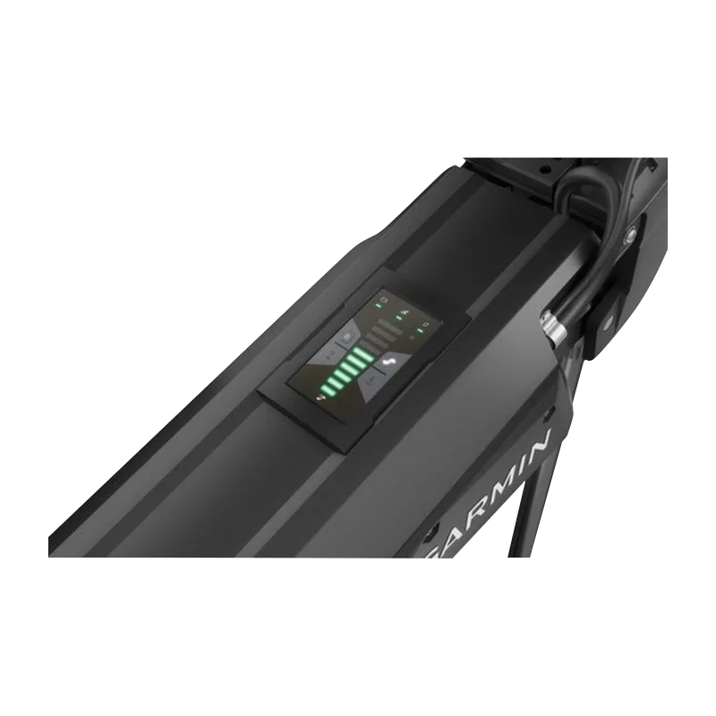 Garmin Force 50in trolling motor; dark gray unit with LED control panel